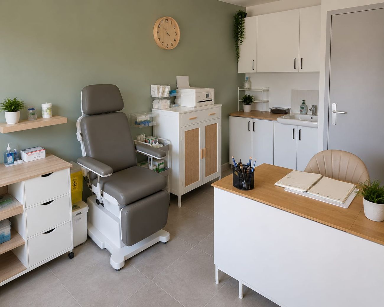 Salle de soins du cabinet infirmier de Gauciel